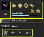 FIRSAT ! FACEİT ! 8 MADALYA 547 WİN 2415 SAAT