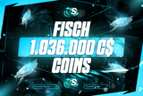 ⭐[FİSCH] 1.036.000 COİN | BANSIZ⭐