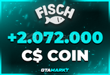 ⭐Fisch 2.072.000M C$ Coins | SORUNSUZ!⭐