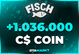 ⭐Fisch 1.036.000M C$ Coins | SORUNSUZ! ⭐