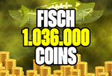 ⭐ FISCH 1.036M FISCH COIN 2 PHANTOM MEGALADON