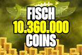 ⭐ FISCH 10.36M FISCH COIN 20 PHANTOM MEGALADON⭐