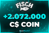 ⭐Fisch 2.072.000M C$ Coins | SORUNSUZ!⭐