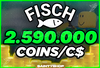 ⭐Fisch 2.590M/2.590.000 Coins/C$ | BANSIZ!✅