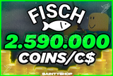 ⭐Fisch 2.590M/2.590.000 Coins/C$ | BANSIZ!✅