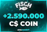 ⭐Fisch 2.590.000M C$ Coins | SORUNSUZ! ⭐