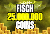 ⭐ FISCH 25M FISCH COINS C$ ANINDA