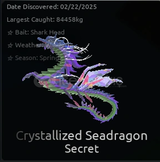 Fisch 4x Crystallized Seadragon