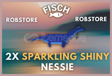 ⭐️ FISCH 2X SPARKLING SHINY NESSIE ⭐️