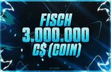 ⭐ FISCH │ 3.000.000+ COIN │ HIZLI TESLIMAT