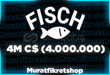 ⭐ Fisch 4M C$ Coins | ANINDA! ✅