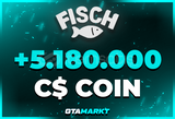 ⭐Fisch 5.180.000M C$ Coins | SORUNSUZ! ⭐