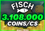 ⭐Fisch 3.108M/3.108.000 Coins/C$ | BANSIZ!✅