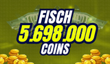 ⭐ FISCH 5.698M FISCH COINS ⭐