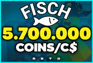 ⭐ Fisch 5.700M/5.700.000 Coins | Hızlı Teslimat