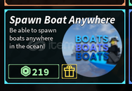Fisch Spawn Boat Anywhere