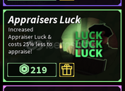 Fisch Appraisers Luck