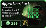 Fisch : Appraisers Luck GAMEPASS