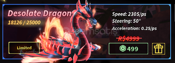 ✨Fisch Desolate Dragon | EN UCUZ VE HIZLISI✨