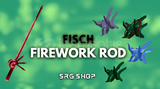 Limited Firework Rod - 4x algae - fisch