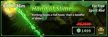 ✨Fisch Hand Of Slime | EN UCUZ VE HIZLISI✨
