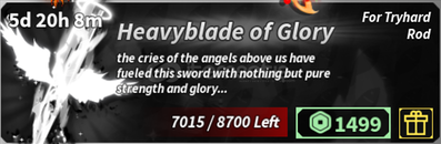 ⭐ Fisch Heavyblade of Glory⭐ ⭐ Fisch Heavyblade of Glory⭐