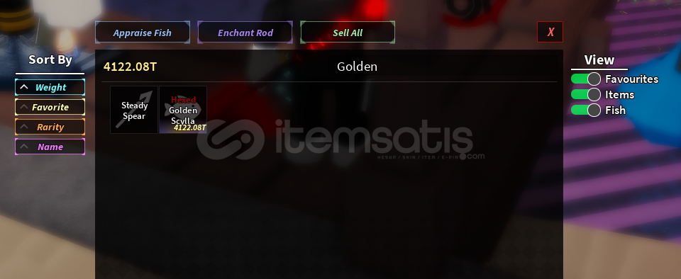 Fisch Hexed + Golden Scylla Fisch Hexed + Golden Scylla