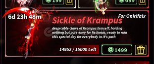 Fisch Krampus Sickle Of Krampus