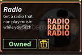 Fisch Radio Gamepass Gift