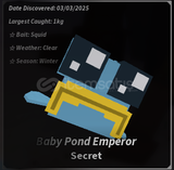 ⭐FISCH [SECRET] BABY POND EMPEROR [YENI] !⭐