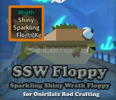 FISCH SHINY SPARKLING WRATH FLOPPY FISCH SHINY SPARKLING WRATH FLOPPY