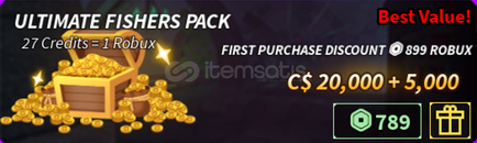 ⭐ Fisch Ultimate Fishers Pack⭐ ⭐ Fisch Ultimate Fishers Pack⭐