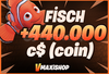 ⭐FİSH 440.000 C$ (COİN)⭐