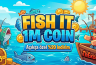 Fish İt [1M COIN + 200k hediye] - ROBLOX