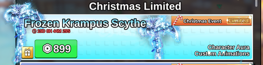 ⭐Fish It Frozen Krampus Scythe⭐