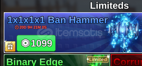 Fish İt 1x1x1x1x Ban Hammer