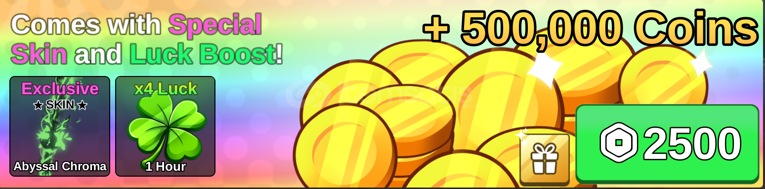 Fish It! 500K Coins Fish It! 500K Coins
