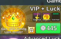 Fish It VIP + Luck Gift Gamepass