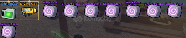 FISH IT 8 ENCHANT STONE (2'si shiny)