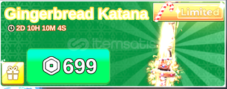 Fish It! Gingerbread Katana