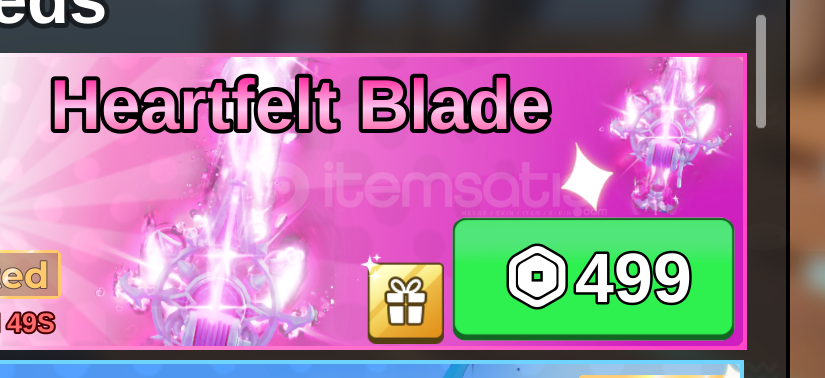 Fish it Heartfelt Blade Fish it Heartfelt Blade