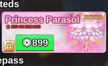 FISH IT PRINCESS PARASOL