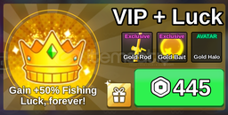 FİSH İT VİP+LUCK GAMEPASS FİSH İT VİP+LUCK GAMEPASS