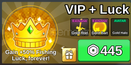 FISH IT VIP + LUCK GAMEPASS