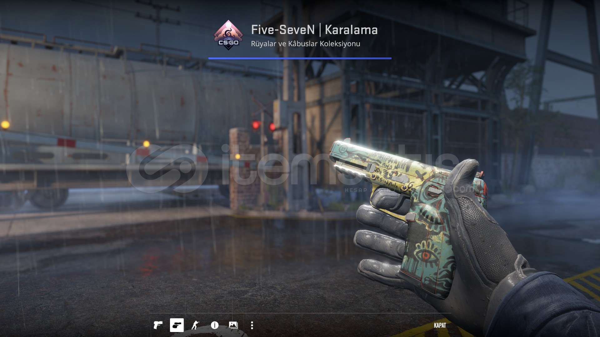 Five-SeveN | Karalama GÖREVDE KULLANILMIŞ Five-SeveN | Karalama GÖREVDE KULLANILMIŞ