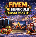 FİVEM 5li SUNUCU PAKETİ FIRSATI