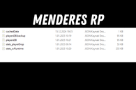 FIVEM - Menderes RP Sunucu Paketi TR TEMA