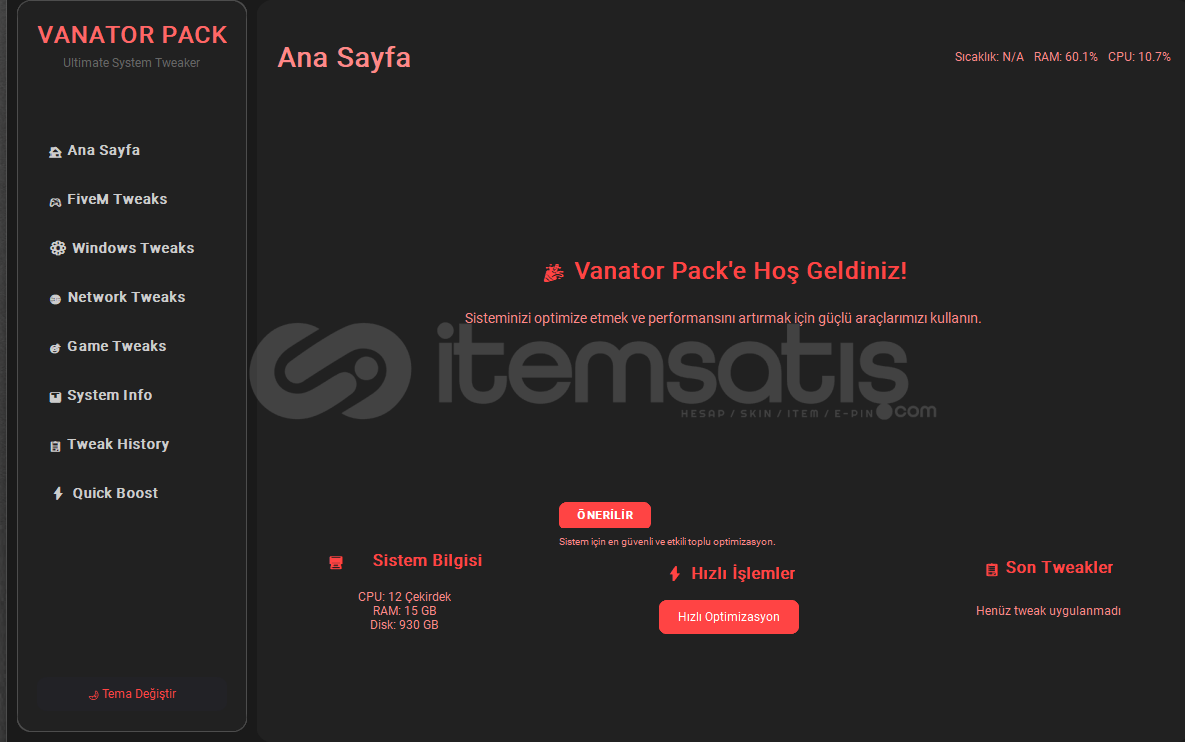 FİVEM TWEAK