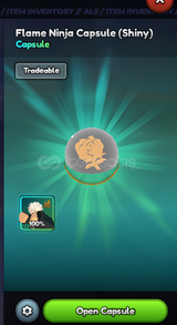 Flame Ninja (SHINY) Capsule - Anime Last Stand 
