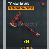 Flame of Conquest Legendary Tomahawk